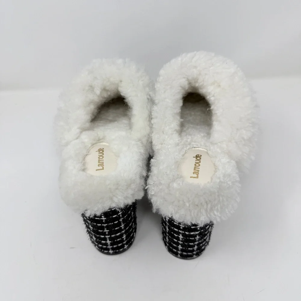 New Larroude Miso Platform Clogs Sz 9